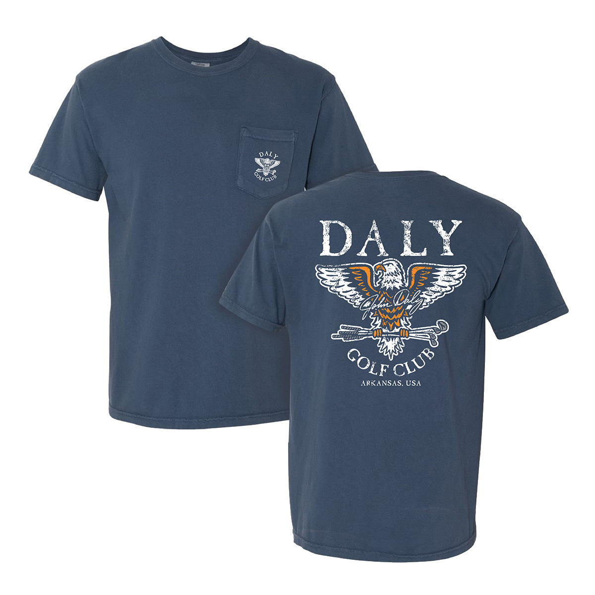 Heaters Gold Eagle Adult Heavyweight Pocket T-Shirt