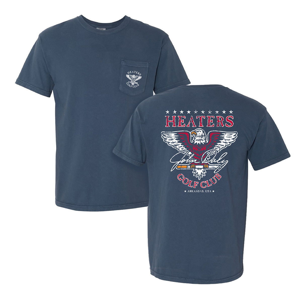 Heaters stars Adult Heavyweight Pocket T-Shirt