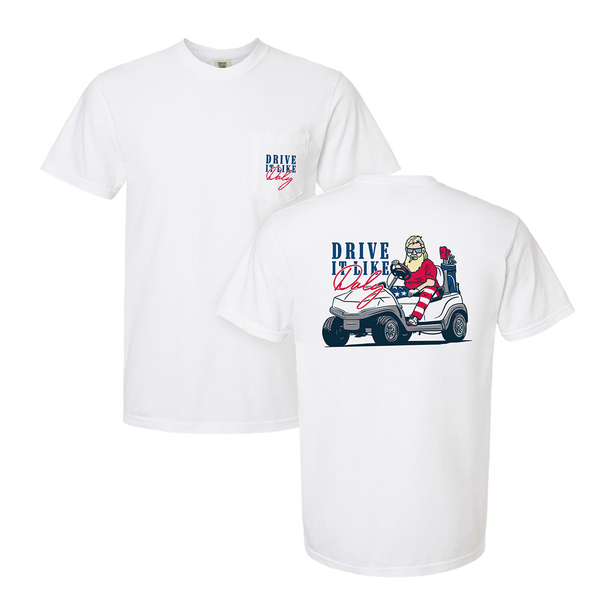 Driving Daly Adult Heavyweight Pocket T-Shirt