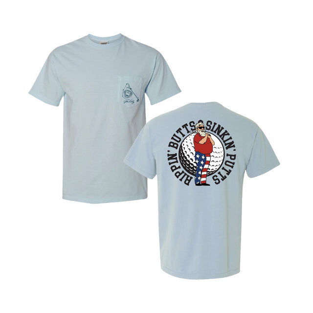 Ripping' Butts - Comfort Colors® Heavyweight Ring Spun Pocket Tee