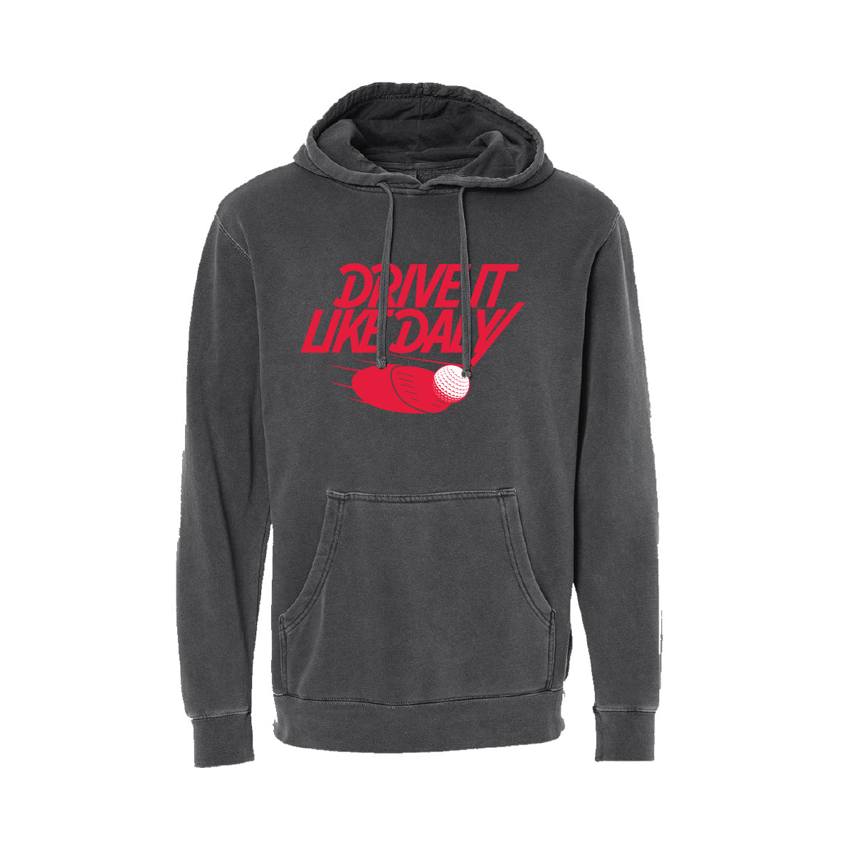 Drive it Like Daly - Independent Trading Company Unisex Midweight Pigment Dyed Hooded Sweatshirt