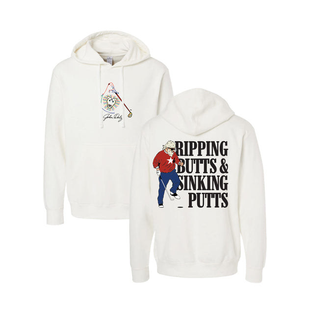 Ripping Butts 2 - Independent Trading Company Unisex Midweight Pigment Dyed Hooded Sweatshirt