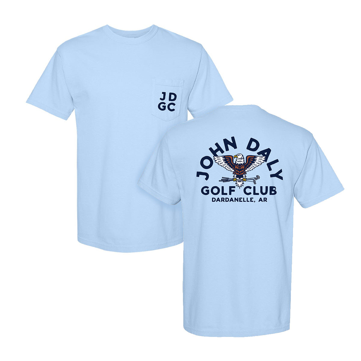 Golf Club Comfort Colors® WHITE AND SKYBLUE