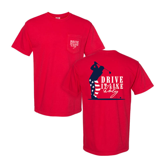 Drive It like Daly Adult Heavyweight Pocket T-Shirt