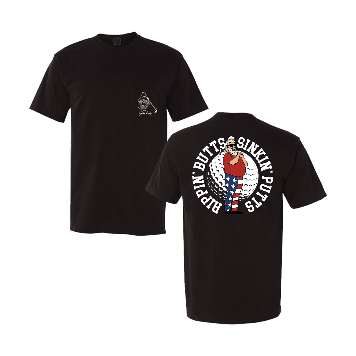 Ripping' Butts - Comfort Colors® Heavyweight Ring Spun Pocket Tee