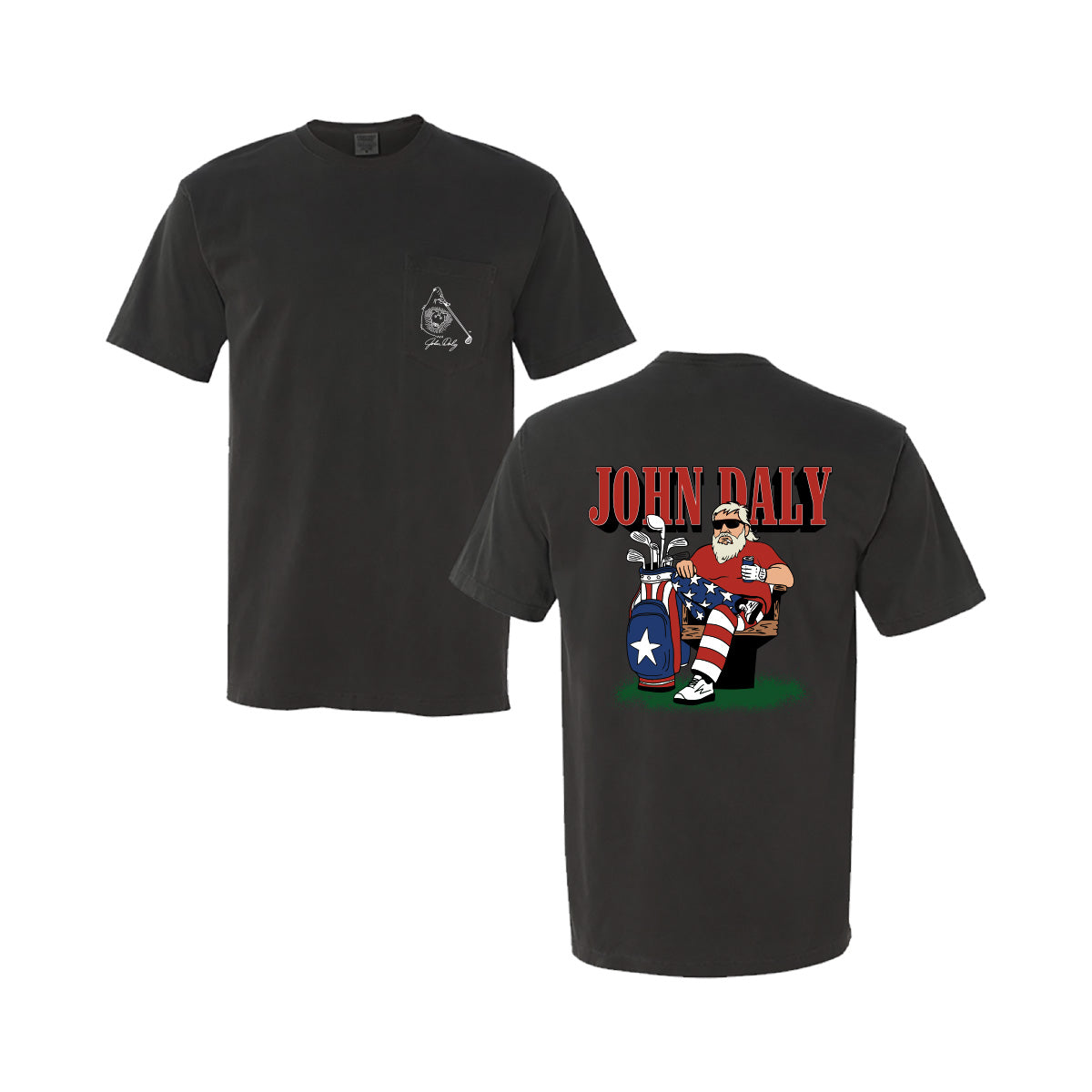 John Daly - Comfort Colors® Heavyweight Ring Spun Pocket Tee