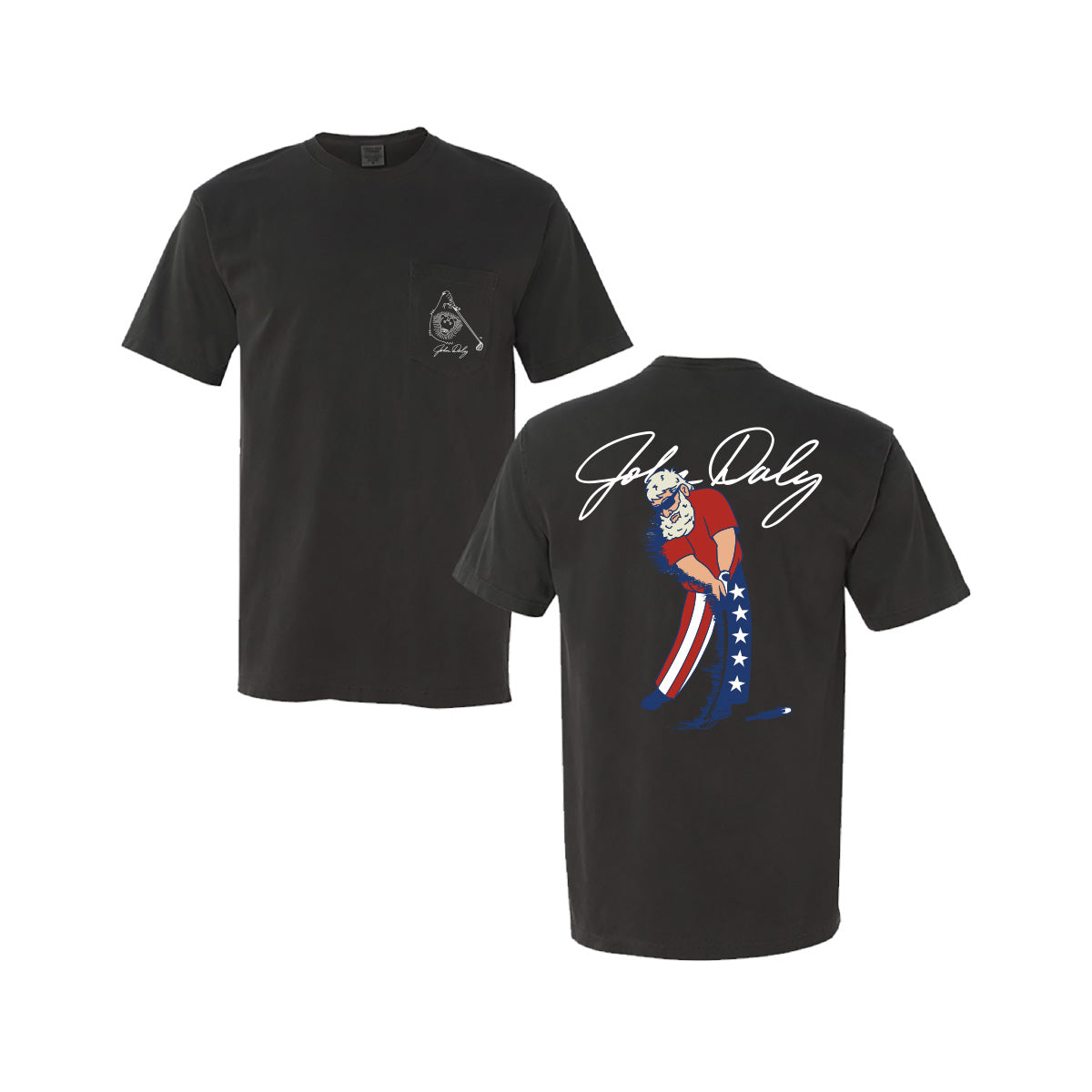John Daly 2 - Comfort Colors® Heavyweight Ring Spun Pocket Tee
