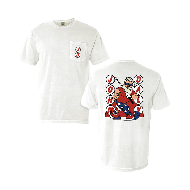 John Daly 3 - Comfort Colors® Heavyweight Ring Spun Pocket Tee