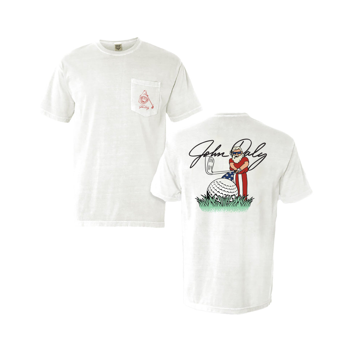 John Daly 5 - Comfort Colors® Heavyweight Ring Spun Pocket Tee
