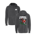 D&D - Independent Trading Company Unisex Midweight Pigment Dyed Hooded Sweatshirt