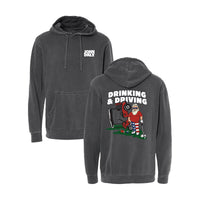 D&D - Independent Trading Company Unisex Midweight Pigment Dyed Hooded Sweatshirt