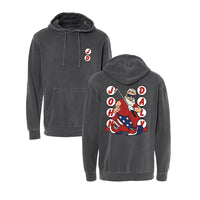 John Daly 2 - Independent Trading Company Unisex Midweight Pigment Dyed Hooded Sweatshirt