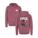 D&D - Independent Trading Company Unisex Midweight Pigment Dyed Hooded Sweatshirt
