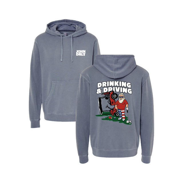 D&D - Independent Trading Company Unisex Midweight Pigment Dyed Hooded Sweatshirt