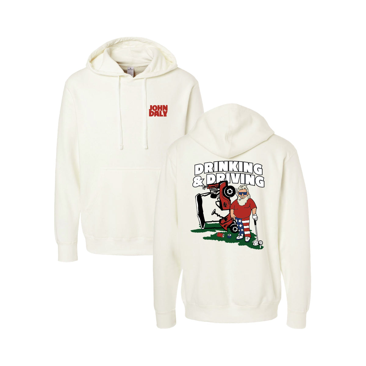D&D - Independent Trading Company Unisex Midweight Pigment Dyed Hooded Sweatshirt