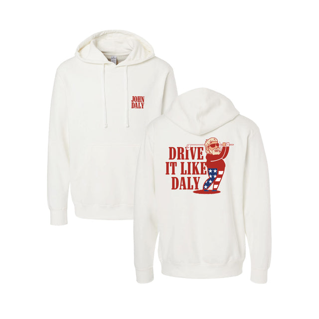 Drive it like Daly 2 - Independent Trading Company Unisex Midweight Pigment Dyed Hooded Sweatshirt
