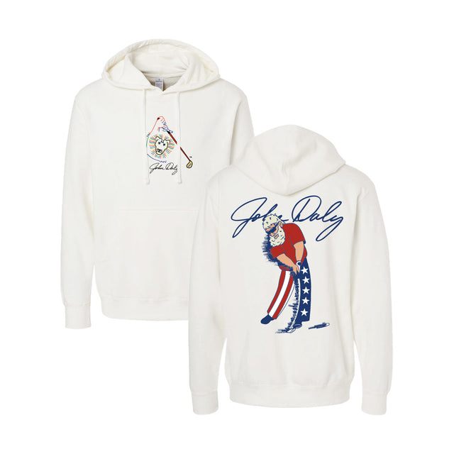 John Daly - Independent Trading Company Unisex Midweight Pigment Dyed Hooded Sweatshirt