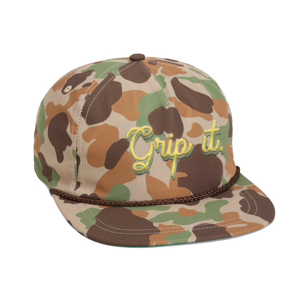 Grip it Frog Camo Rope Hat