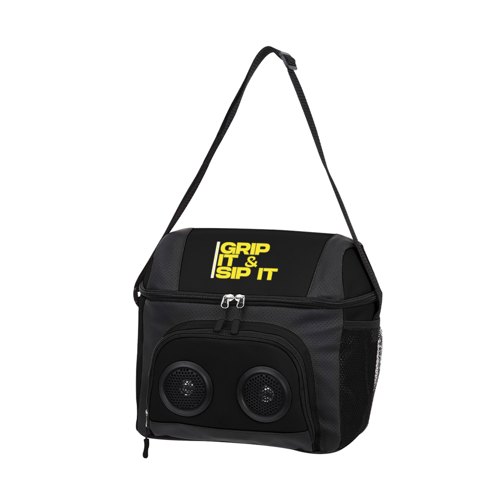 Grip it & Sip it Cooler Bag with Speakers