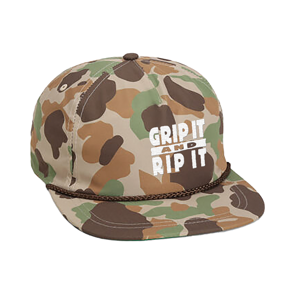 Grip It and Rip It Camo Hat